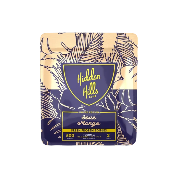 Sour Mango | Heady Blend | 1000mg Edibles