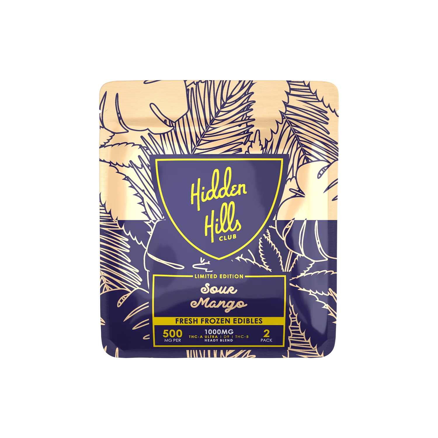 Sour Mango | Heady Blend | 1000mg Edibles