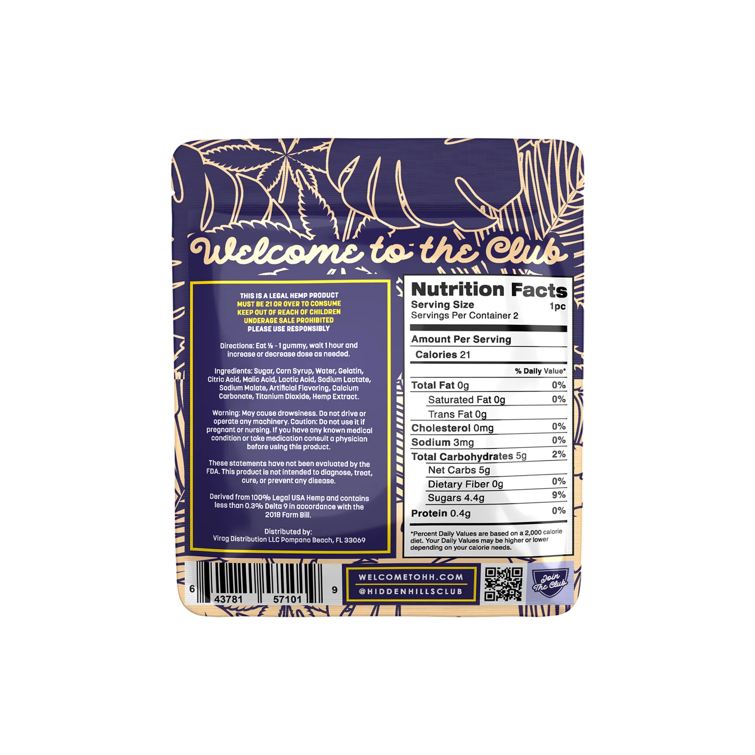 Sour Mango | Heady Blend | 1000mg Edibles - Image 3