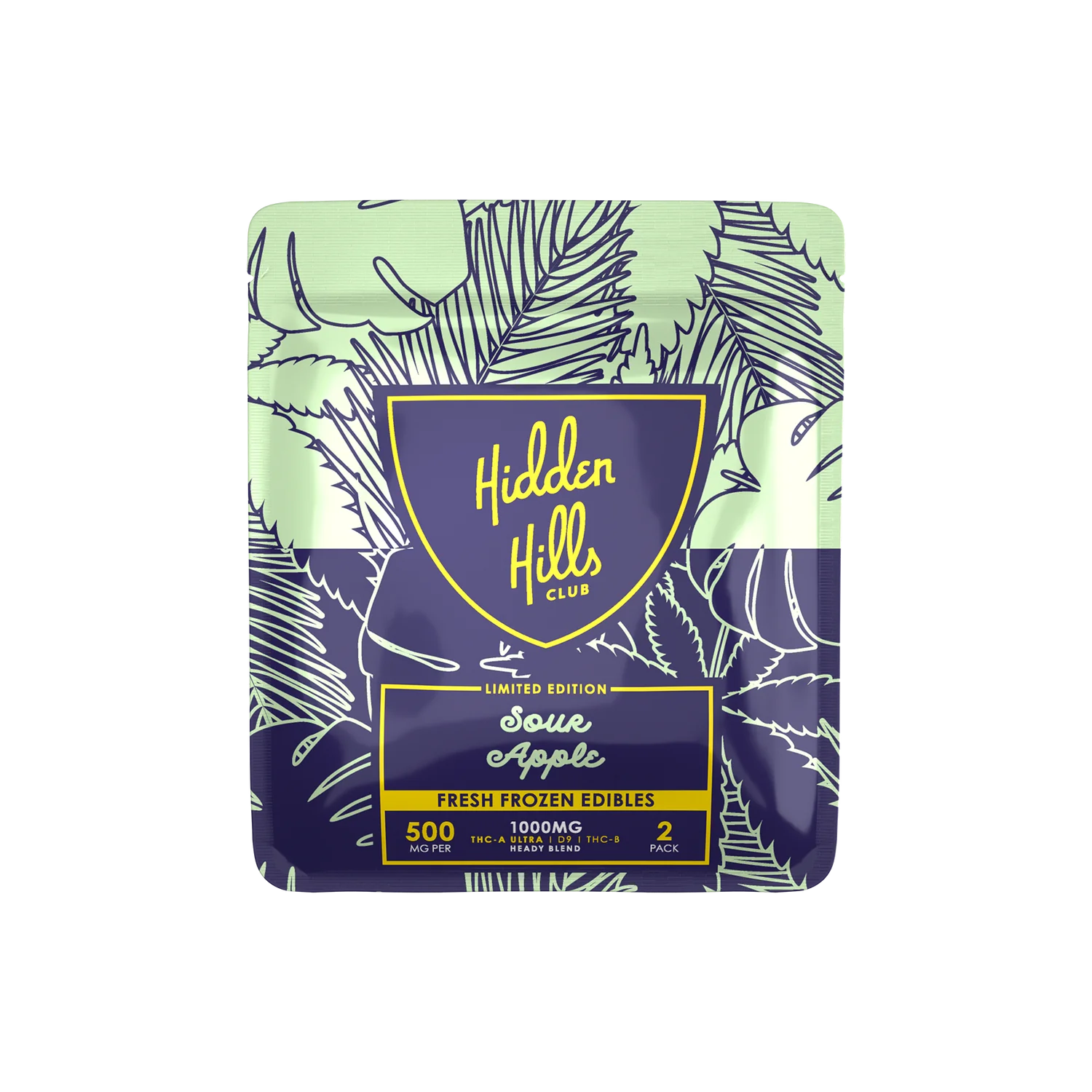 Sour Apple | Heady Blend | 1000mg Edibles